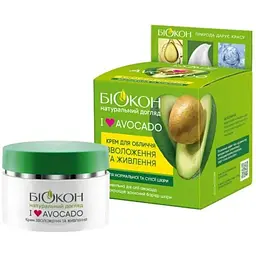 Крем для обличчя БІОКОН I love avocado Зволоження та живлення 50мл