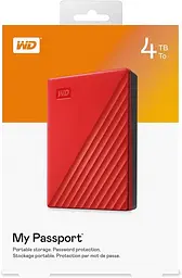 Зовнішній жорсткий диск WD My Passport 4TB Red (WDBPKJ0040BRD-WESN) [68595] - мініатюра 7