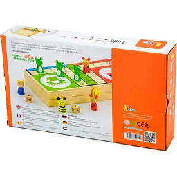 Дерев'яна настільна гра Viga Toys Лудо (50064) - мініатюра 5