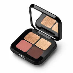 KIKO Milano Bright Quartet Eyeshadow Palette 02 Rosy Mauve Variations палетка тіней для повік 3,5 г