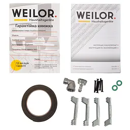 Поверхня газова Domino на металі WEILOR GM 304 WH - мініатюра 11