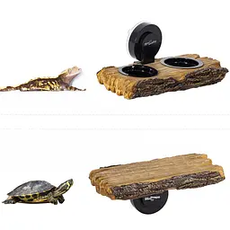 Підвісна подвійна рампа, миска Repti-Zoo Turtle Ramp 2в1 (TB09) - мініатюра 3