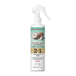 Спрей-термозахист для волосся UKR BEAUTY Coconut Milk 250 мл