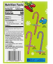 Льодяники-тростини Nerds Holiday Candy Canes 12шт 150г - мініатюра 4