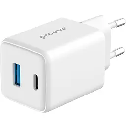 МЗП Proove Pocket GaN 45W (Type-C + USB) white - мініатюра 2