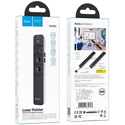 Розумна указка Hoco Smart PPT page turning pen GM202, 2.4G, 100m, Type-C, LCD, 8H| - мініатюра 2