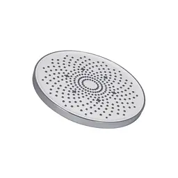 Верхній душ Qtap Hlavova D 230 мм круглий QTHLA107CRM45787 Chrome/White, Білий