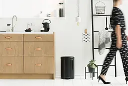 Бак для сміття Brabantia Pedal Bin, чорний матовий, 20 л (114106) - мініатюра 5