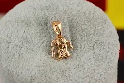 Кулон зодіак Xuping Jewelry водолій 1,2 см золотистий