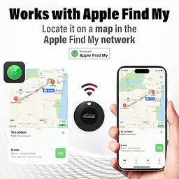 Відстеження Bluetooth зі шкіряним брелоком, локатор ключів, трекер багажу, сертифікат MFi тільки для iOS, працює з програмою Find - мініатюра 6