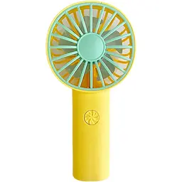 Ручний міні вентилятор USB портативний в асортименті | Mini Fan Yi Yang Жовтий (6926577891121)