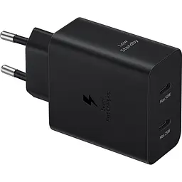 Мережевий зарядний пристрій Samsung 50W Wall Charger + Cable USB-C to USB-C Black (EP-T5020XBEGEU) [117328] - мініатюра 2