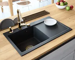 Вбудований диспенсер для рідини Rea 250 мл brushed gold BAT-08001, Золотий - мініатюра 4