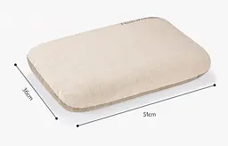 Наволочка для надувної подушки Naturehike (NH22PJ016) 36x51 см бежева - мініатюра 2