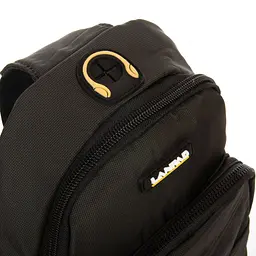 Сумка чоловіча LANPAD на плече 16х23х10 см Чорний (LAN15050 black) - мініатюра 5