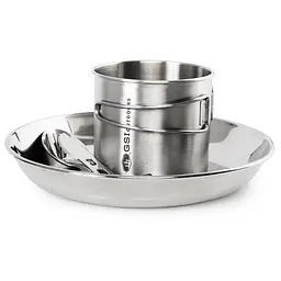 Набір посуду GSI Outdoors Glacier Stainless 1 Person Set (1099-61381) - мініатюра 3