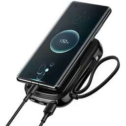 Портативна батарея Baseus Qpow Digital Display Quick Charge 20000 mAh 20W Lightning Cable PPQD-H01 Bl - мініатюра 7