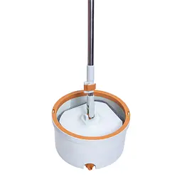 Комплект для прибирання MOP BUCKET SET швабра з віджимом 119 см і відром 7 л Блакитний Household HP-35015-45 - мініатюра 5