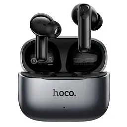 Навушники бездротові Hoco EQ27 Fun smart AI translation headset ANC+ENC до 28h темно сірі - мініатюра 2