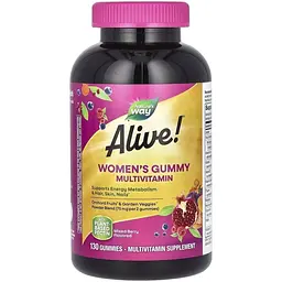 Комплекс для здоров'я жінок Nature's Way Alive! Women's Gummy, 130 желейок - мініатюра 1