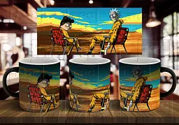 Чашка "Rick and Mortie Breaking bad" 330 мл - мініатюра 2