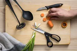 Кухонний ніж Fiskars Essential для сиру 21 см Black 1065587 - мініатюра 3