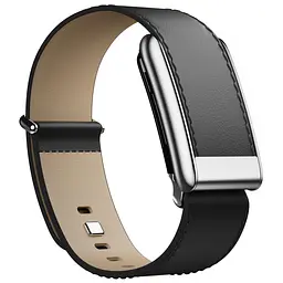 Ремінець ArmorStandart Leather Loop для Whoop 5.0 / MG Black with Siver (ARM90087)