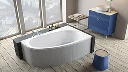 Ванна акрилова Radaway Naxia 170x110 права + ніжки + сифон R135L (WA1-33-170x110P) - мініатюра 3