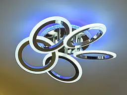 Люстра світлодіодна акрилова Sirius Ш 55642/5 116W