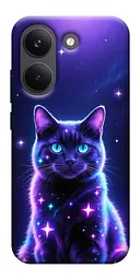 TPU чохол Demsky Galaxy purple cat для Xiaomi Poco X8 Pro