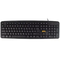 Клавіатура GTL 8125 чорний, USB, Standard Office