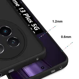 Силіконовий чохол BeCover для Realme 13 Plus 5G Black (712765) - мініатюра 5