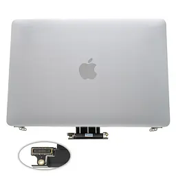 Крышка + Матрица в сборе для ноутбука Apple A1534 (2015) Серебристый 100% (AASP)