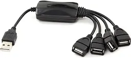 USB-хаб Lapara USB 2.0 4-ports (LA-UH803-A) Black - мініатюра 2