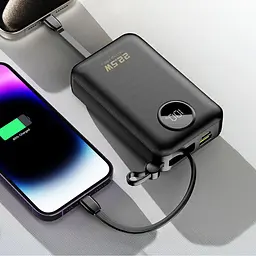 Павербанк Dudao Black 20 000 mAh / 22.5 Вт (6977196680016) - мініатюра 7