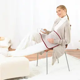 Електрогрілка Beurer 33х44 см 100 Вт біло-червона (HK_COMFORT) - мініатюра 2