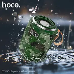 Портативна акустика Hoco Cool sports BS39 бездротова червона - мініатюра 7