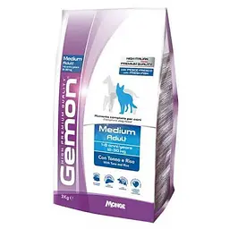 Сухий корм Gemon Dog Medium Adult тунець з рисом для дорослих собак середніх порід 3 кг