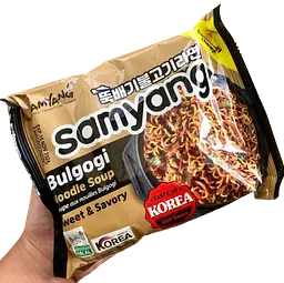 Локшина швидкого приготування Samyang Bulgogi Sweet and delicious bulgogi noodle soup, 140г - мініатюра 4