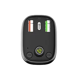 Адаптер автомобільний Ldnio with Bluetooth FM C704Q 2USB/1Type-C, PD/QC4.0, 36W - мініатюра 3