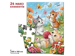 Пазл Грайливі кошенята, Енергія плюс, 24 ел. - мініатюра 2