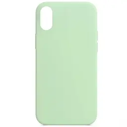 Чохол Silicone Case Full Protective (AA) NO LOGO для Apple iPhone XR (6.1) Зелений / Pistachio