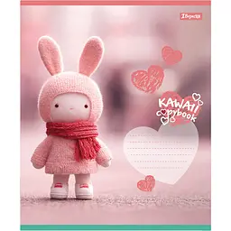 Набір зошитів 1 Вересня Kawaii notebook А5 12 аркушів у лінію 25 шт. (768738) - мініатюра 4