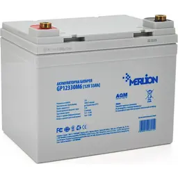 Акумулятор Merlion AGM GP12330M6 12V33Ah