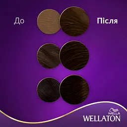 Стійка крем-фарба для волосся Wellaton відтінок 3/0 темний шатен 110 мл - мініатюра 4