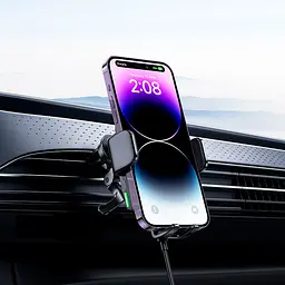 Автоутримувач із автозахопленням HOCO HW10 Jenny З LED індикатором для повітроводу - мініатюра 6