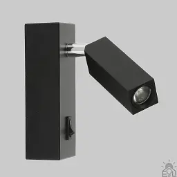 Світлодіодний світильник бра SIMPLE S 3Вт 120x50x130 мм Чорний ESLLSE