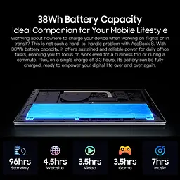 Blackview Acebook 8 Ноутбук 16GB DDR4 512GB,N97 36GHz/UHD,Windows 11,38Wh,+,HDMI 2.0,Bluetooth,USB 3.0 - мініатюра 3