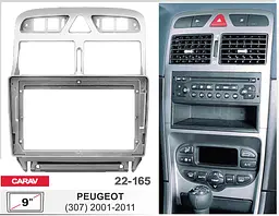 Перехідна рамка Peugeot 307 Carav 22-165 - мініатюра 5