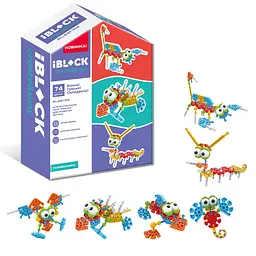 Інтелектуальний конструктор-головоломка Iblock Create&play Коник, 74 деталі (PL-921-314)